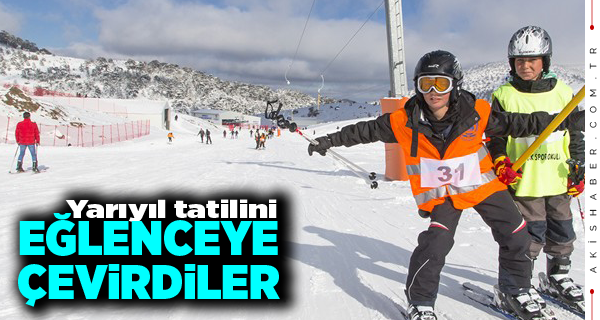 Denizli Kayak Merkezi Doldu Taştı