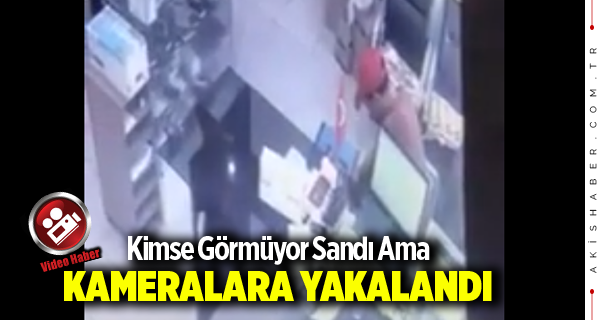 Denizli Hırsızlık Anı Kameralara Yakalandı