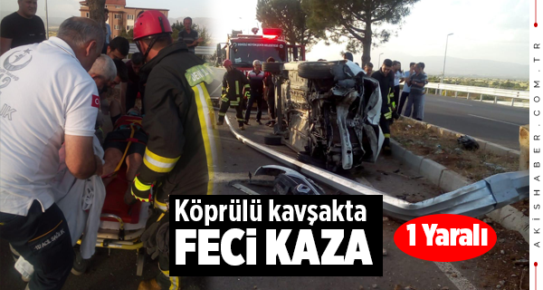 Denizli Antalya Karayolunda Kaza: 1 Yaralı