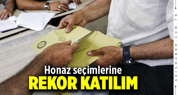 Honaz Seçimlerine Rekor Katılım