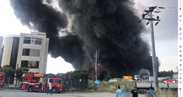 Kocaeli'de dehşet yangın: 4 işçi öldü