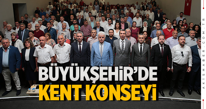 Büyükşehir'de Kent Konseyi güven tazeledi