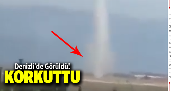 Denizli'de Görüldü! Korkuttu