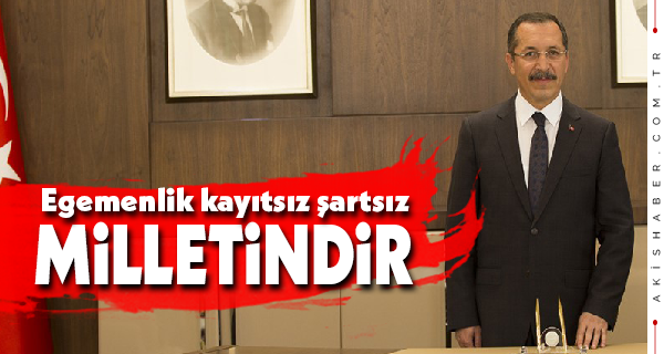 Rektör Bağ’dan “15 Temmuz” Mesajı