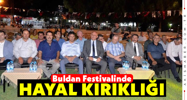 Buldan Festivalinde Hayal Kırıklığı