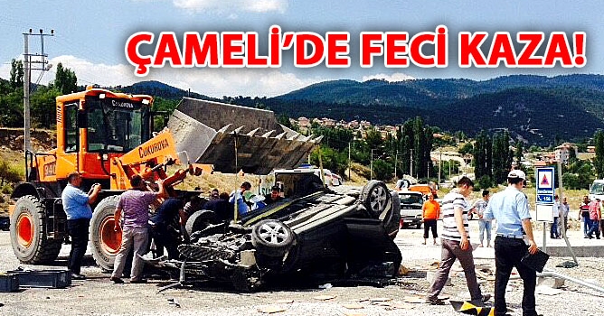 Çameli’de kaza: 1 ağır yaralı