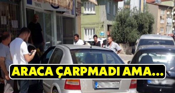 Denizli'de Araç Dükkana Girdi