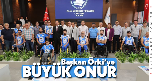 Başkan Örki Onursal Başkan Oldu