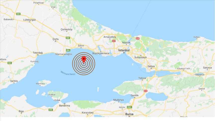 İstanbul'da 3,8 şiddetinde deprem!