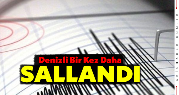 Denizli'nin İlçesinde Deprem