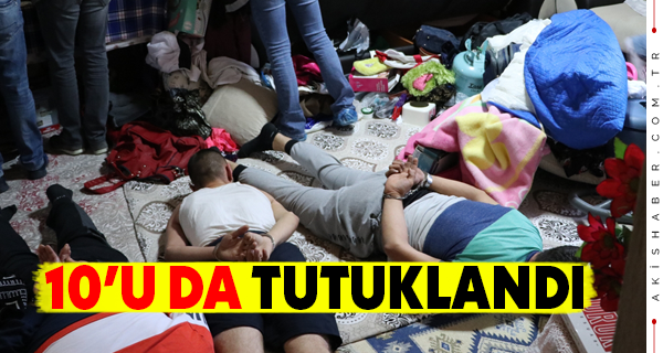 Denizli Merkezde 12 Adrese Operasyon Yapılmıştı