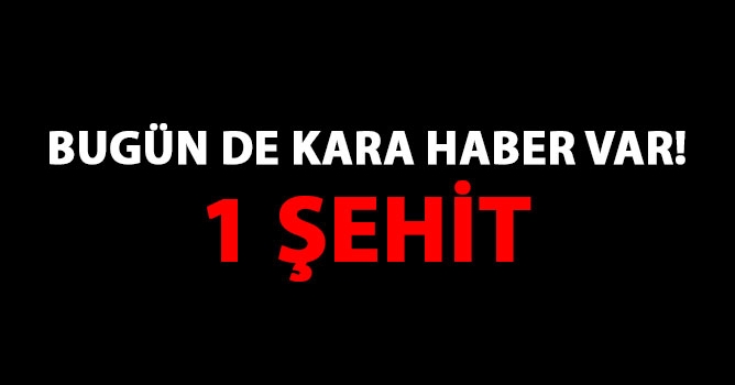 Diyarbakır’dan şehit haberi geldi