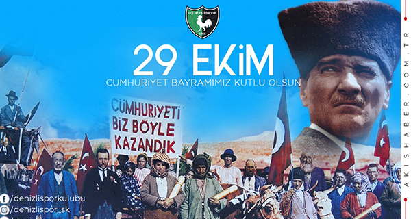 Denizlispor'dan Cumhuriyet Bayramı mesajı