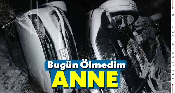 Çameli'nde Kontrolden Çıkan Araç Kaza Yaptı