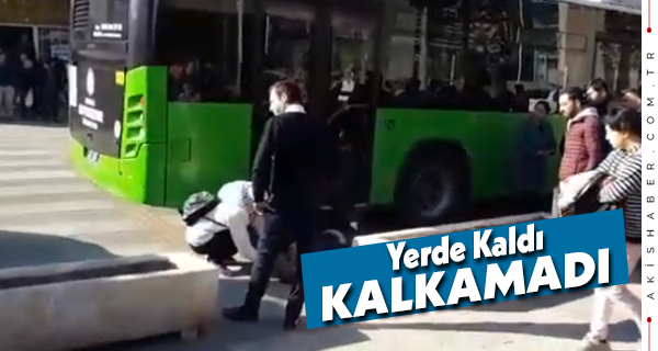 Denizli'de Belediye Otobüsü Yayaya Çarptı