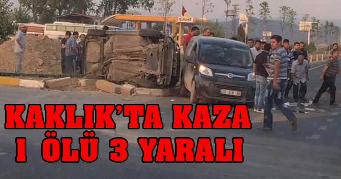 Denizli Kaklık'ta Kaza 1 Kişi Öldü