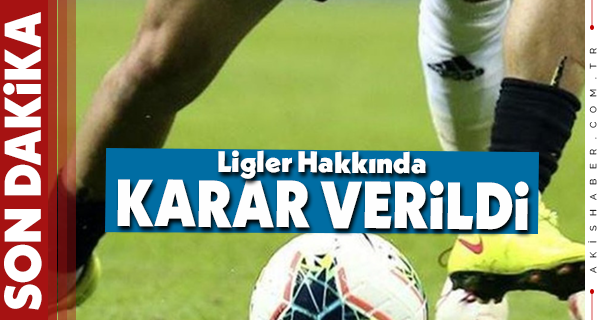 Bakan Açıkladı: Tüm Ligler Ertelendi