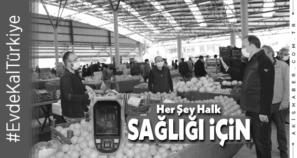 Pazar Yerlerinden Ateş Ölçerli Önlem