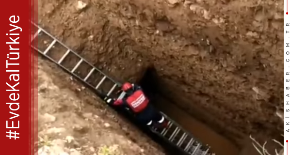 Çaresiz Hayvanın Yardımına İtfaiye Koştu