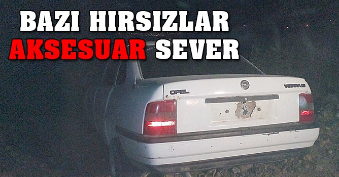 Aksesuar tutkunu hırsızlar