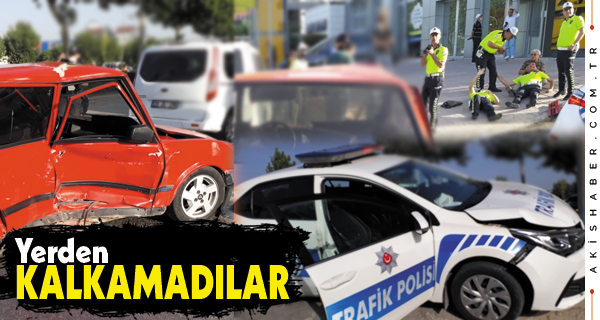 Sadıkoğlu Kavşağı'nda Polis Aracıyla Çarpıştı: 5 Yaralı