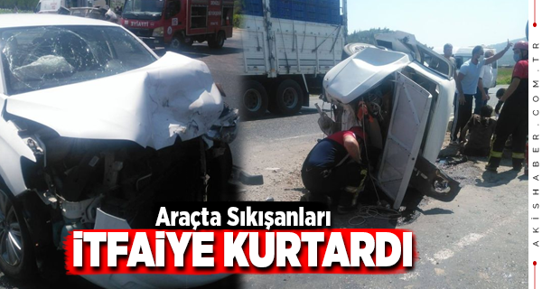Buldan'da Araçlar Birbirine Girdi:2 Yaralı