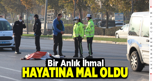 Denizli'de Motor Yayaya Çarptı: 1 Ölü