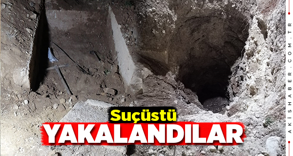 Denizli'de Kaçak Kazı Operasyonu