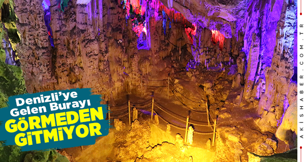 Denizli'nin Etkileyici Mağarası Koronaya Rağmen Faaliyette
