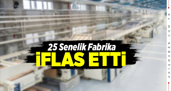 Denizli'de Tekstil Fabrikasını Konkordato Kurtaramadı