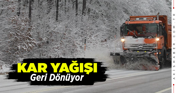 Denizli İçin Kar Uyarısı