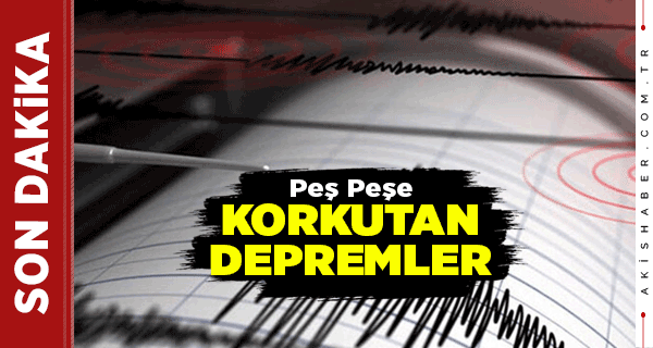 İzmir 5.1'le Sallandı. Peş Peşe Depremler
