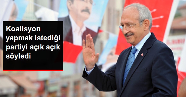 Kılıçdaroğlu: Koalisyonu MHP ile İsteriz