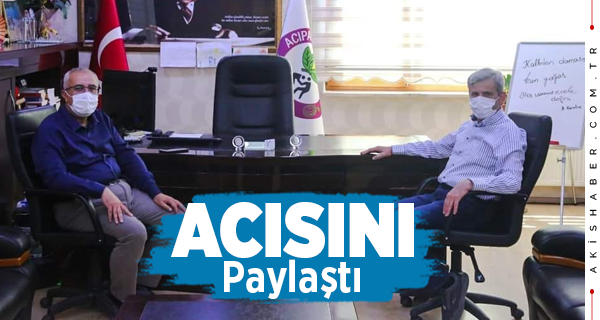 Başkan Arslan'dan Başkan Şevkan'a Taziye Ziyareti