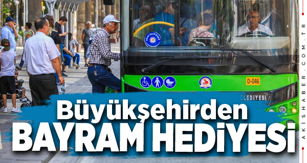 Denizli'de Otobüsler Bayramda Ücretsiz