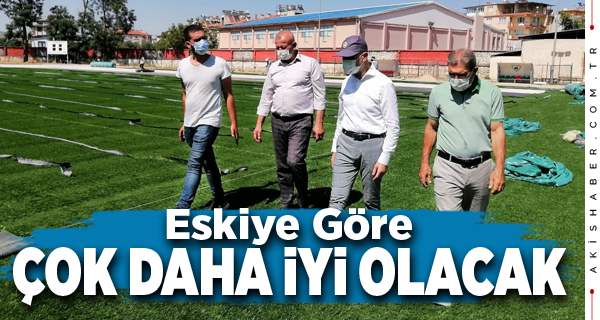 Sarayköy İlçe Stadyumu Yenileniyor