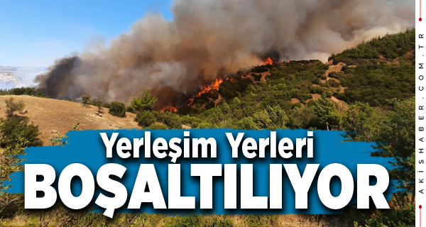 Buldan'da Korkutan Yangın Devam Ediyor