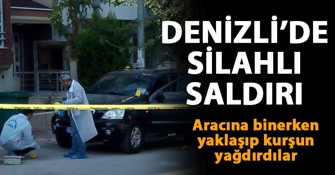 Denizli’de pompalı saldırı