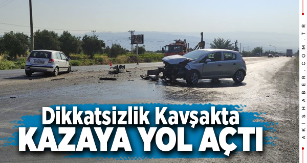 Buldan'da Araçlar Birbirine Girdi: 2 Yaralı