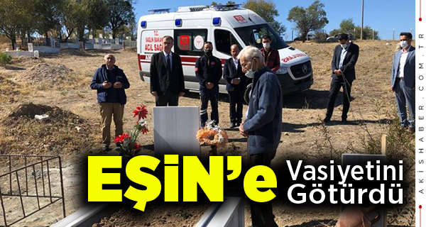 Eşinin Vasiyeti Olan Ambulansla İlk Önce Mezarlığa Gitti