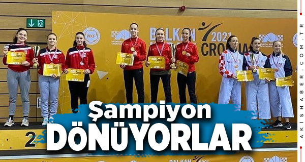 Denizli'nin Altın Kızları Balkan Şampiyonu Oldu
