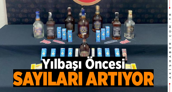 Denizli'de Sahte Alkol Üreten İmalathaneye Baskın