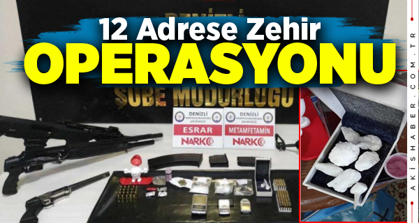 Denizli'de Satışa Hazır Uyuşturucular Yok Edildi!