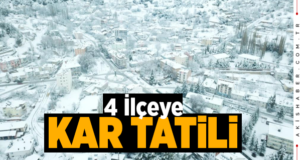 Denizli'nin 4 İlçesinde Eğitime Kar Engeli