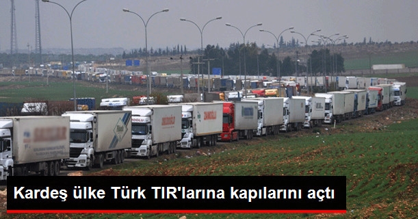 Azerbaycan Türk TIR'larına Kapılarını Açtı