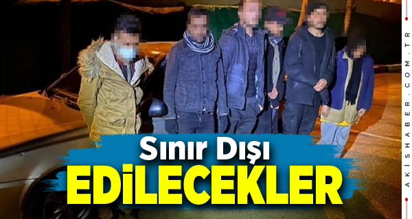 6 Yabancı Kaçak Denizli’de yakalandı