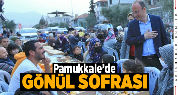 Pamukkale’de İftar Sofrası Aktepe’de Kuruldu