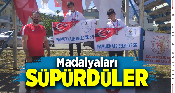 Pamukkale Belediyespor 12 Madalyayla Döndü