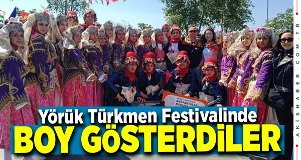 Pamukkale Anafartalar Mesleki ve Teknik Lisesi Yörük Türkmen Festivaline katıldı
