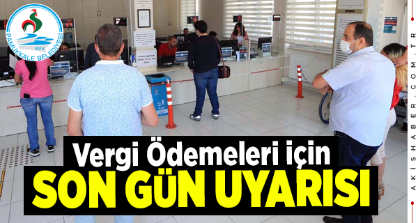 Pamukkale Belediyesi Hafta Sonu Vezneleri Açık Tutacak